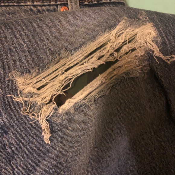 Levis levi Mens ripped 569 jeans 36×36 rare size - Picture 6 of 7